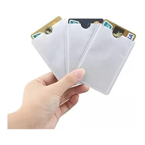 Lote 10 Protectores Bloquea Anti Robo Tarjeta Credito Debit