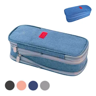 Estojo Box C/ 2 Divisorias Estojo Escolar Estojo Organizador Estojo Box C/ 2 Divisorias Estojo Escolar Estojo Organizador