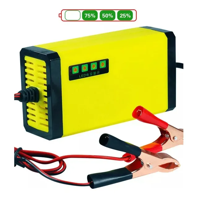 Cargador De Bateria 12v Inteligente Moto Carro Camion
