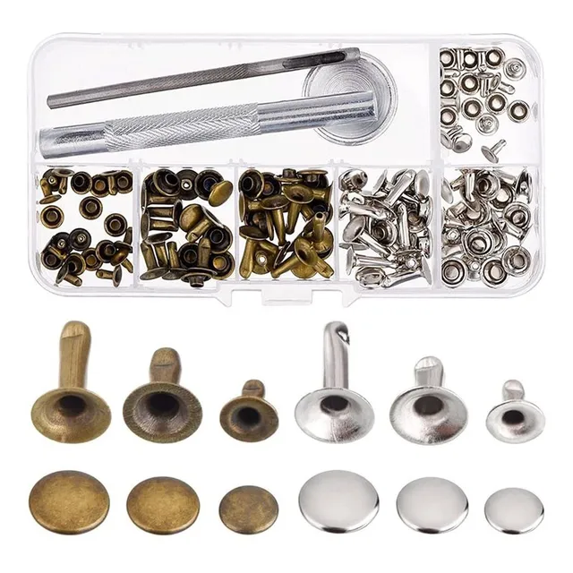Juego Broche Presion Metal Repuesto In Acero Inoxidable