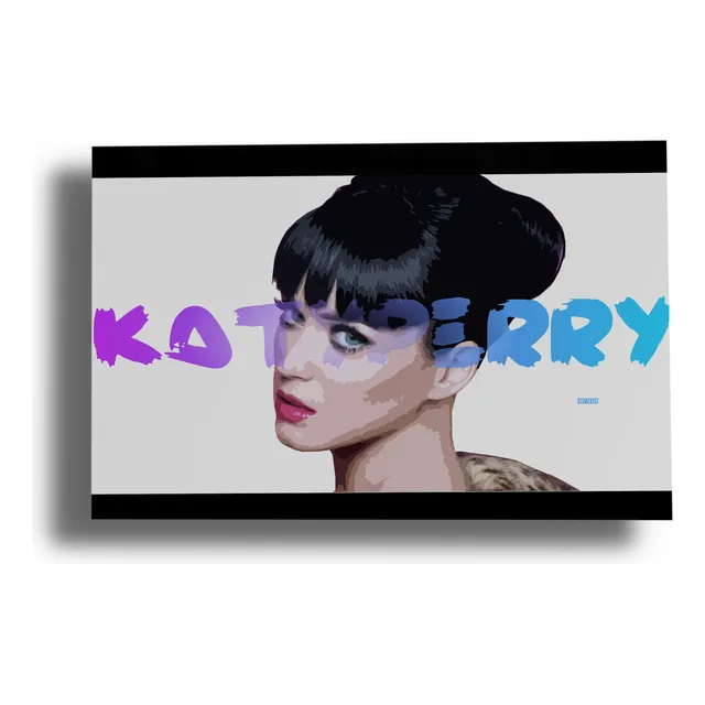 Cuadro 324 Katy Perry 30x40 Mdf Memoestampados