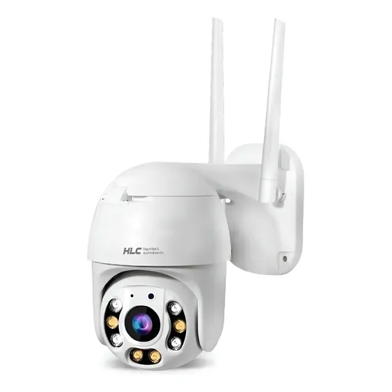 Camara Domo Ip Exterior Inalambrica Ptz Full Hd Zoom X5 Hlc Blanco | Cuotas sin interés