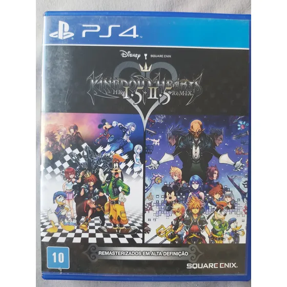 Kingdom Hearts Hd 1.5+2.5 Remix Mídia Física Ps4