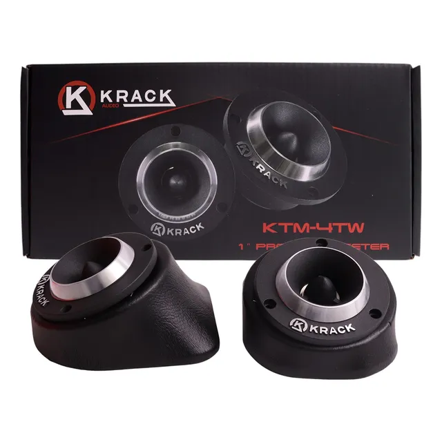 Tweter De Bala Krack Audio Con Alzas De Vinil Tipo Piel