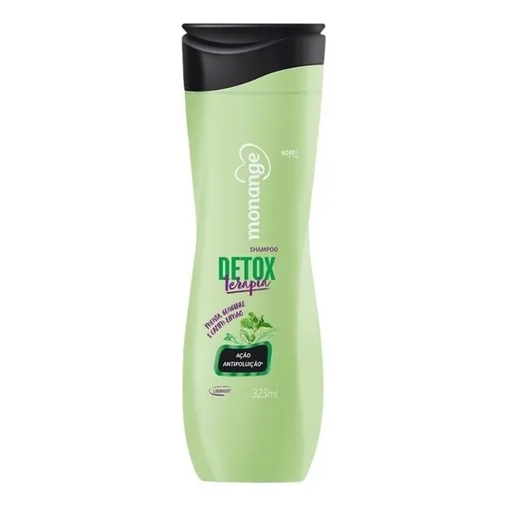 Shampoo Monange Detox Ação Antipoluição 325ml