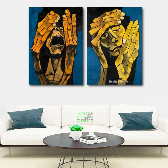 Cuadros De Oswaldo Guayasamín ''replicas''