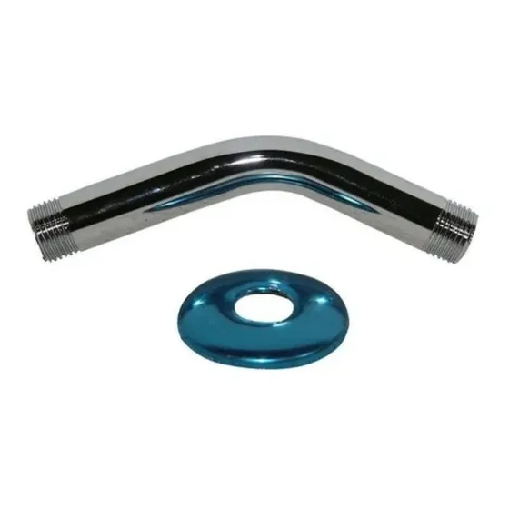 Tubo Cromado Corto C/roseta P/regadera 1/2x45 Belt-g