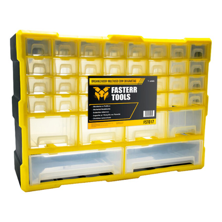 Caixa Organizadora Multiuso C/ 38 Gavetas Faster Fst017 Caixa Organizadora Multiuso C/ 38 Gavetas Faster Fst017