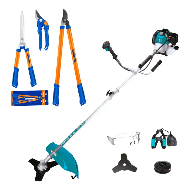 Desmalezadora Vöhler 52cc 2.2hp + Set Tijeras De Poda Wadfow