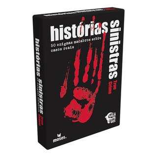 Jogo Cartas Histórias Sinistras True Crime Enigmas Galápagos Jogo Cartas Histórias Sinistras True Crime Enigmas Galápagos