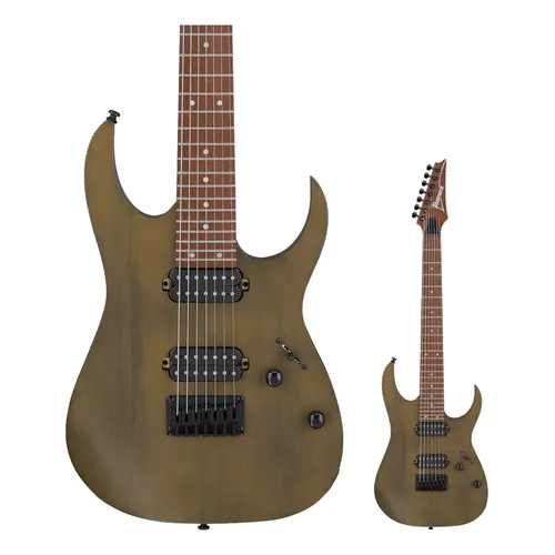 Guitarra 7 Cordas Ibanez Grg 7221qa Transp Black Rajado | MercadoLivre