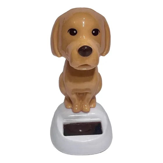 Muñeco Solar Perro Bailarín Vintage C/autoadhesivo Para Auto