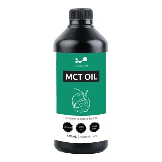 Mct Oil 475 Ml Leguilab  Keto Vegan Gmo Free Origen Alemania