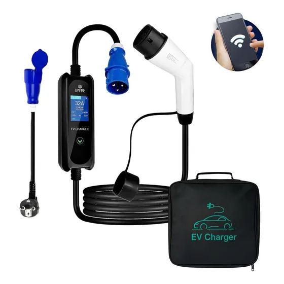 Cargador Para Coche Eléctrico 7,2 Kw/h Wallbox Regulable *ws