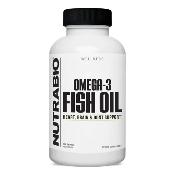 Nutrabio Omega 3 Fish Oil 400 Cápsulas Blandas Wellness