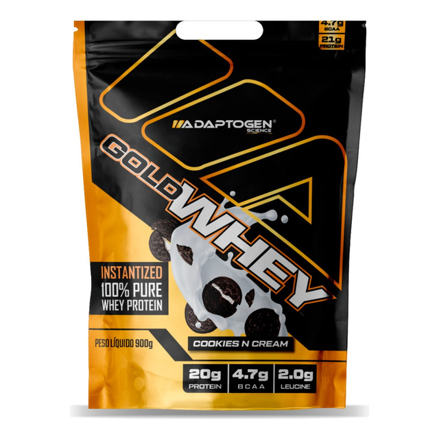 Gold Whey Adaptogen Science Proteínas Cookies E Cream Gold Whey Adaptogen Science Proteínas Cookies E Cream