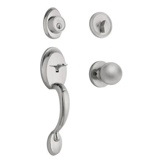 Juego De Cerradura Para Entrada Hermex Cep-31pjp Cromo Mate