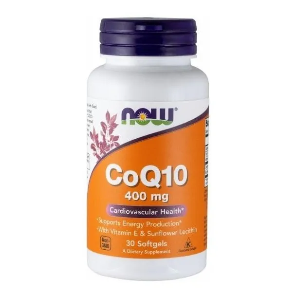 Now Foods - Capsulas De Coq10 400mg 30 Caps