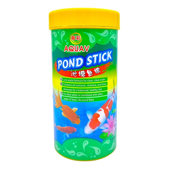 Aquav Pond Sticks 300gr Alimento Para Peces Goldfish Y Koi