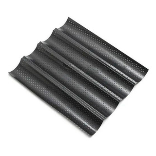 Molde Para 4 Baguette Antiadherente Molde Para 4 Baguette Antiadherente