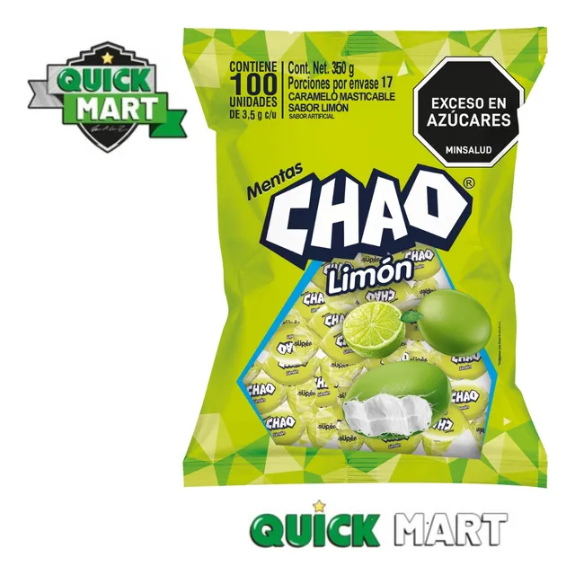 Menta Chao Limón 100 Und