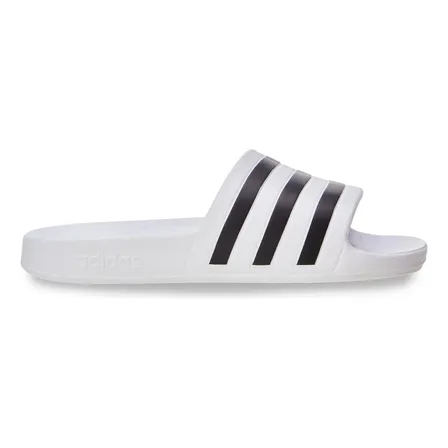 Chinelo Casual Masculino E Feminino Adilette Aqua adidas Branco E Preto Liso 34 Br