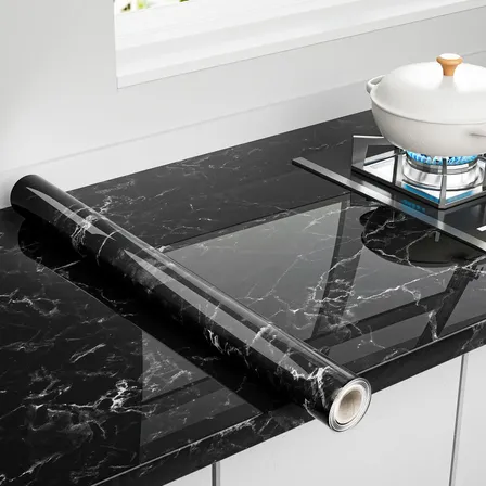 Papel Tapiz Pared Cocina Autoadherible Mármol Para Pared 10m