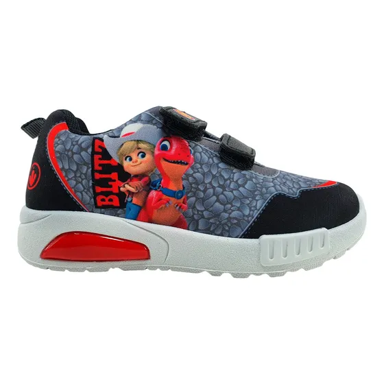 Zapatillas Footy Lifestyle Niño Dino Ranch 0850 Neg-gris Ras