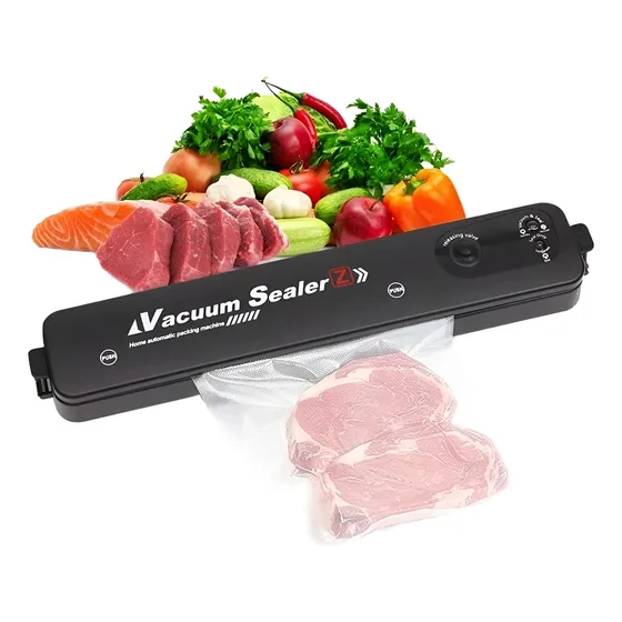 Máquina Selladora  Al Vacío De Alimentos Automatica 120w 