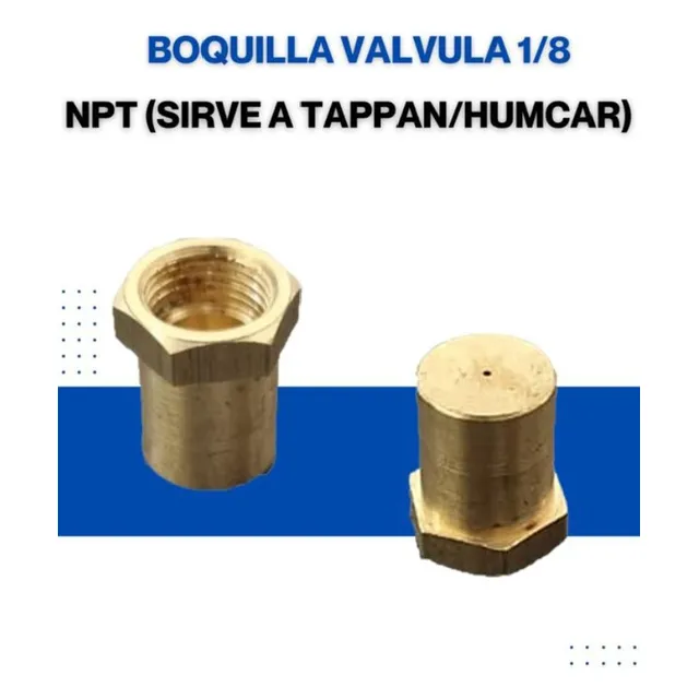 Boquilla Valvula 1/8 Npt Cocina Sirve Tapan