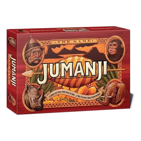 Jogo De Tabuleiro Jumanji Milton Bradley 1995 Raríssimo Novo