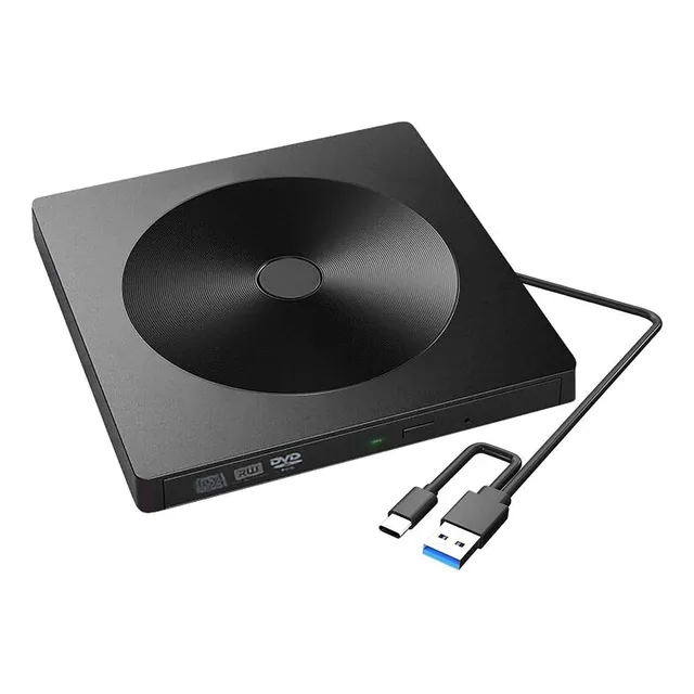 Grabadora Dvd, Lector De Cd Externo Usb 3.0+ Type C Quemador