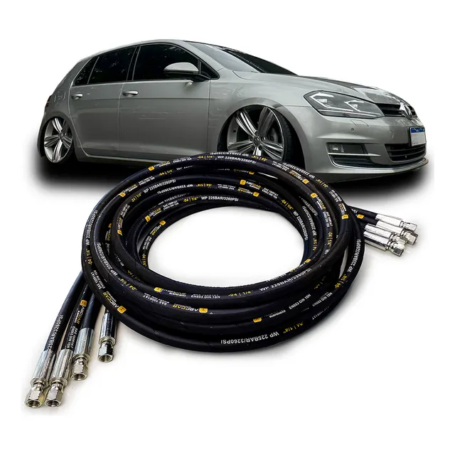 Kit Mangueira Prensada Suspensão A Ar Premium Gol G5