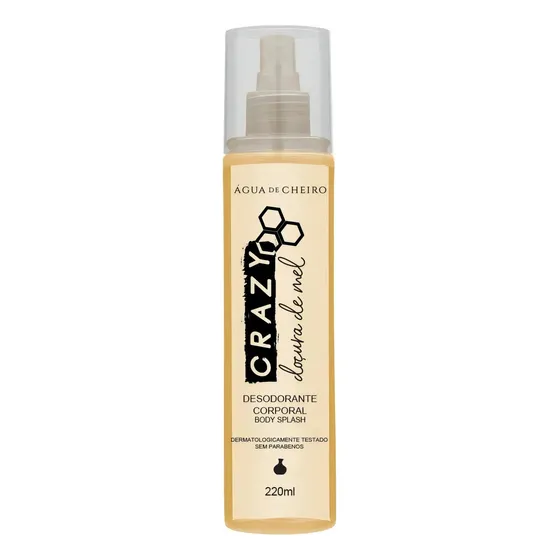 Body Splash Crazy Doçura De Mel 220ml