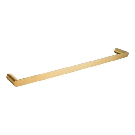 Qm Porta Toalla-toallero Largo Dorado Satin Redondo 60cm  10