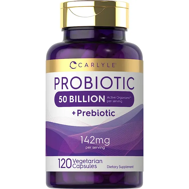 Vitaminas Americanas Probióticos 50 Billion 120 Veg Caps