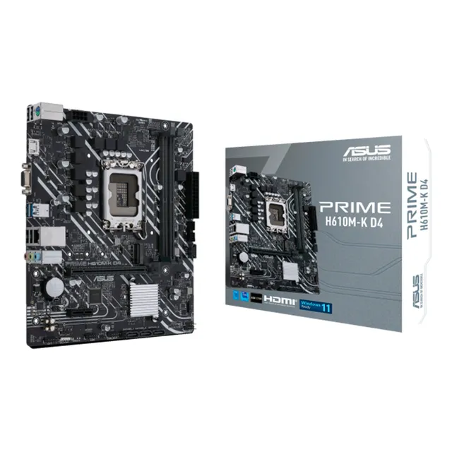 Tarjeta Madre Asus Prime H610m-f D4 R2.0 Lga1700 Ddr4 Matx