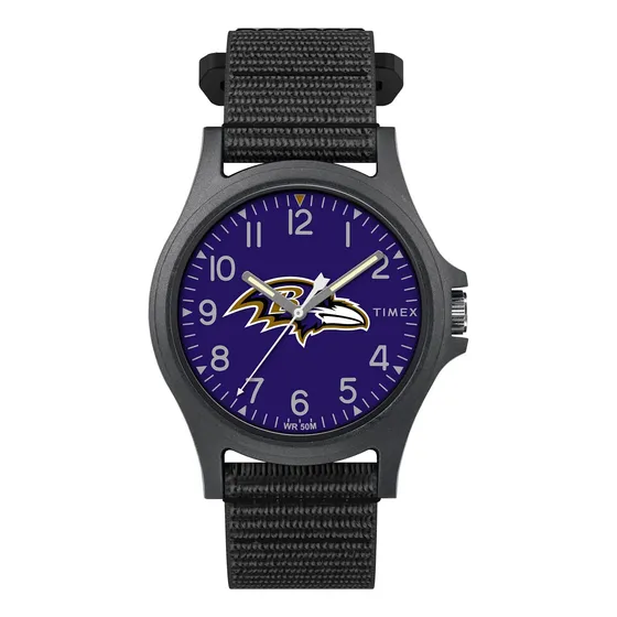 Reloj Hombre Nfl Baltimore Ravens 40mm Correa Negra