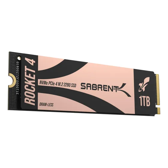 Cohete Sabrent 4 1tb Dram-less M.2 Pcie Gen 4 X4 Nvme Sfgsj
