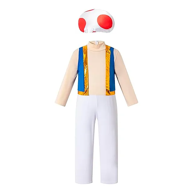 Disfraz  Toad Hongo  Mario Bross Niño Halloween