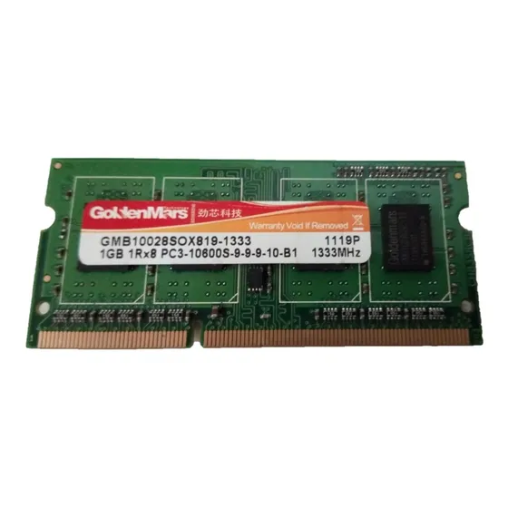 Memoria Ram 1gb Ddr3 Pc3-10600 Laptop Usada