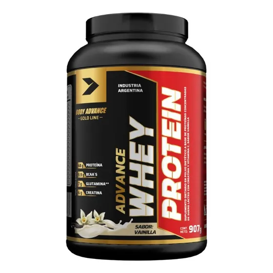  Body Advance Whey Protein Sabor Vainilla En Pote De 910g
