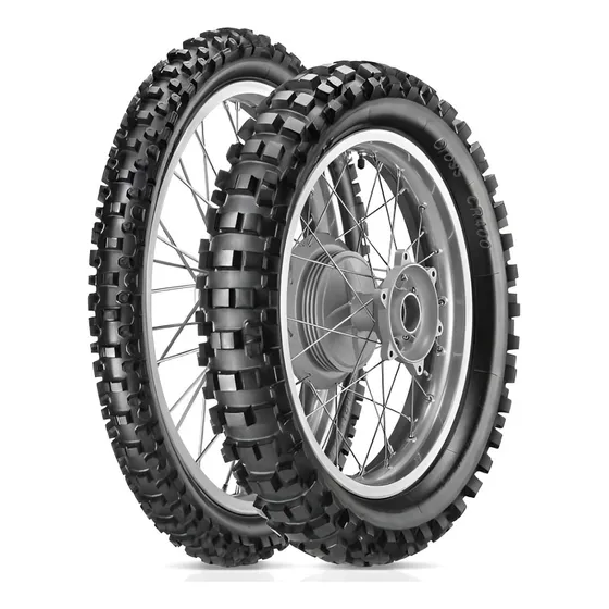 Par Pneus Vipal 90/90-19 E 100/90-17 Cr400 Cross Bros Xre190