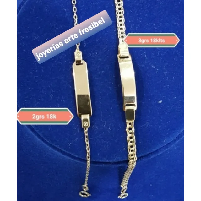 Esclava En Oro 18k Para Niños Niñas Damas