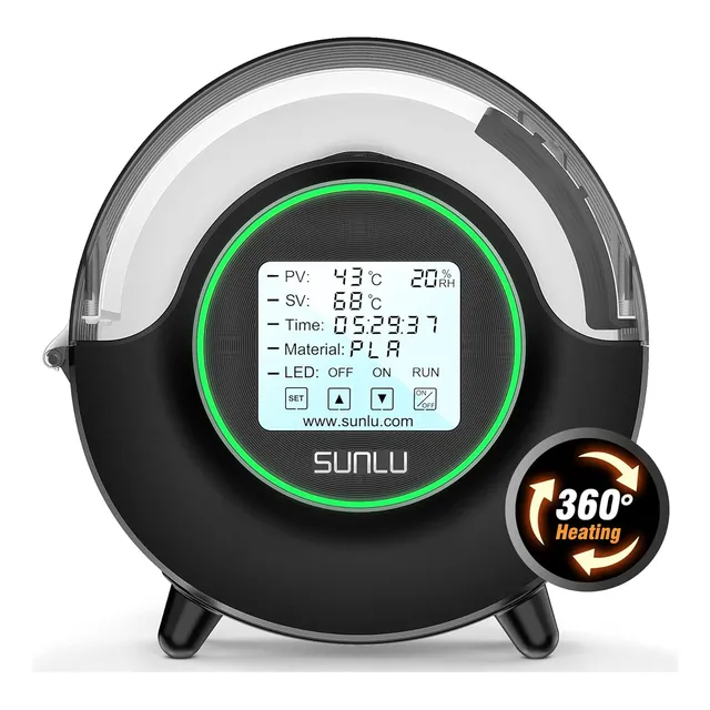 Secador De Filamento Sunlu S2 Para Filamento De Impresora 3d