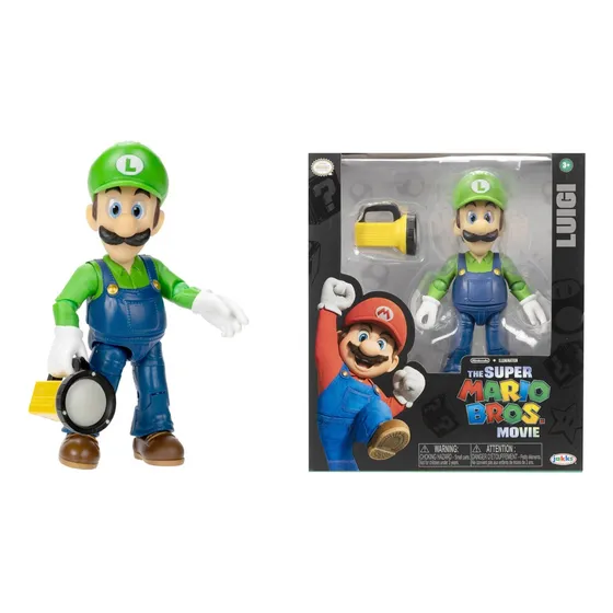 Super Mario Bros Movie Luigi 13 Cm Muñeco Juguete Coleccion