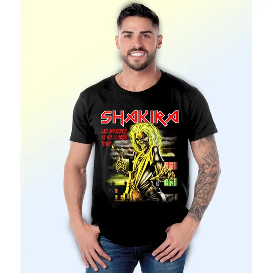 Polera Shakira Iron Maiden Tour Tienda Fillmore