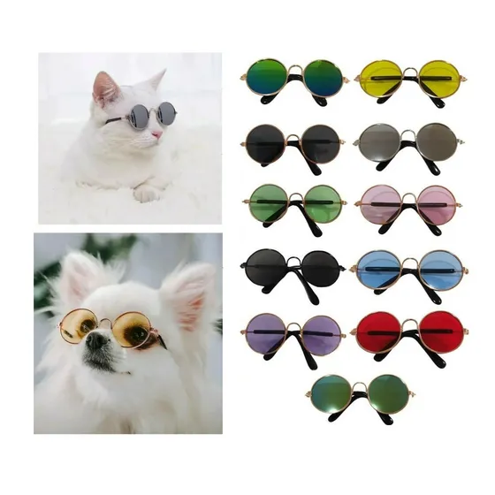 Óculos Para Gatos Cachorros Cães Diversas Cores Promoção Pet
