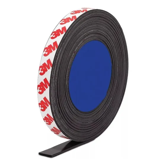 Imán Con Pegamento En Rollo Flexible Adhesivo 10 Metros