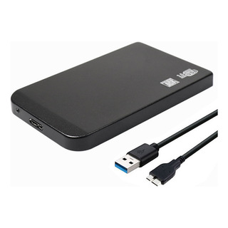 Caja De Disco Duro (negra) Ssd Usb3.0 De 3 Tb.. 5 Pulgadas Y Caja De Disco Duro (negra) Ssd Usb3.0 De 3 Tb.. 5 Pulgadas Y